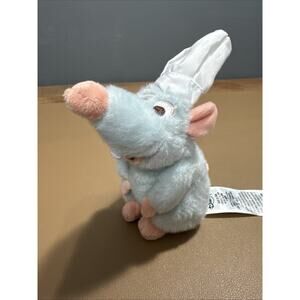 Disney Parks Chef Remy Magnetic Shoulder Pal Plush Doll Ratatouille 5”-6”